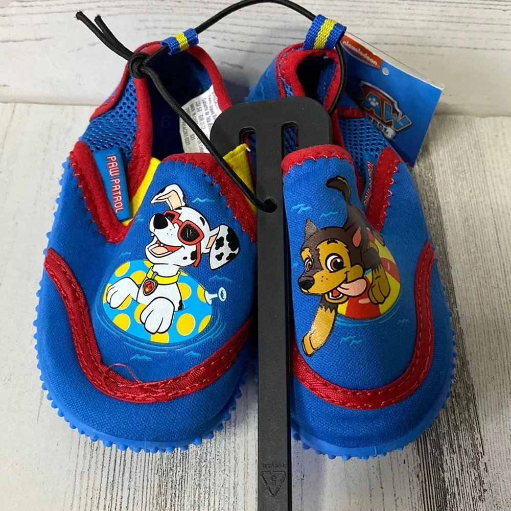 Paw Patrol Toddler Water Shoes Size 5/6 NEW